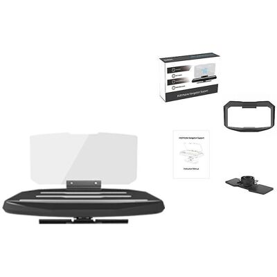 LISATR Support De Téléphone Pour Écran Hud De Voiture, Fixation Automatique Par Adsorption - Publicité LISATR Support De Téléphone Pour Écran Hud De Voiture, Fixation Automatique Par Adsorption - Publicité