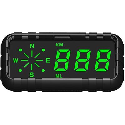 MIXHOME Car Headup Display Gps Digital Speedometer Compass With 4.2 Inch Led Display Support Overspeed Alarm - Publicité MIXHOME Car Headup Display Gps Digital Speedometer Compass With 4.2 Inch Led Display Support Overspeed Alarm - Publicité