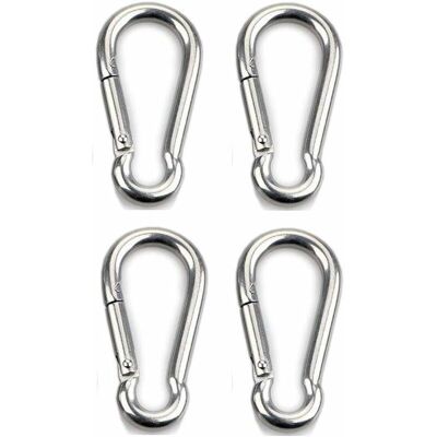 OEM Mousqueton À Fixation 4 Pièces Pour Usage Intensif, Sports, Chiens De Verrouillage, Hamac À Balançoire, Acier Inoxydable 304, Épaisseur 8 Mm-dou - Publicité OEM Mousqueton À Fixation 4 Pièces Pour Usage Intensif, Sports, Chiens De Verrouillage, Hamac À Balançoire, Acier Inoxydable 304, Épaisseur 8 Mm-dou - Publicité