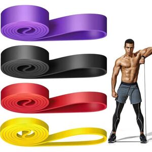 TKAAKT Bande Elastique Musculation (lot De 4), 4 Niveaux De Résistance Élastique Musculation, Bandes De Résistance Élastique Pour Sport, Pilates, Yoga, Musculation, Homme & Femme - Publicité TKAAKT Bande Elastique Musculation (lot De 4), 4 Niveaux De Résistance Élastique Musculation, Bandes De Résistance Élastique Pour Sport, Pilates, Yoga, Musculation, Homme & Femme - Publicité