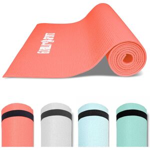 Gorilla Sports - Tapis de yoga pvc - 180x60x0,5cm tapis de gymnastique avec sangle de voyage pour le yoga, le pilates et le fitness couleur au choix - Publicité