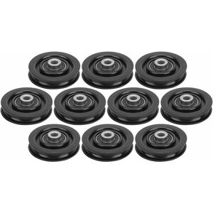 Crea - Keenso 10 Pièces Nylon Fer Fitness Roulement Poulie Maison Gym Pièces Jointes Exercice Musculation Accessoire 75mm - Publicité