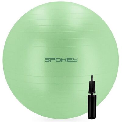 Balle Gymnastique Spokey FITBALL - 75cm, Vert Khaki, Unisexe - Publicité Balle Gymnastique Spokey FITBALL - 75cm, Vert Khaki, Unisexe - Publicité