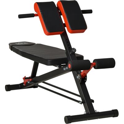 HEAT Banc De Musculation Plat Multifonctionnel Réglable Avec 2 Positions D'Inclinaison Et 4 Réglages Pour Les Pieds, Noir - Publicité HEAT Banc De Musculation Plat Multifonctionnel Réglable Avec 2 Positions D'Inclinaison Et 4 Réglages Pour Les Pieds, Noir - Publicité