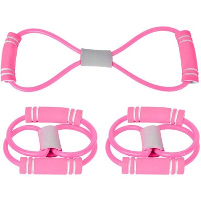 OEM 2 Corde De Traction,forme 8,résistance Tpe Nbr,poignée 10 Cm,musculation,yoga,pilates - Publicité OEM 2 Corde De Traction,forme 8,résistance Tpe Nbr,poignée 10 Cm,musculation,yoga,pilates - Publicité