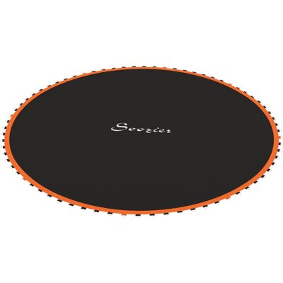 ACKERMAN Tapis De Trampoline Rond, En Polypropylène, Orange - Publicité ACKERMAN Tapis De Trampoline Rond, En Polypropylène, Orange - Publicité