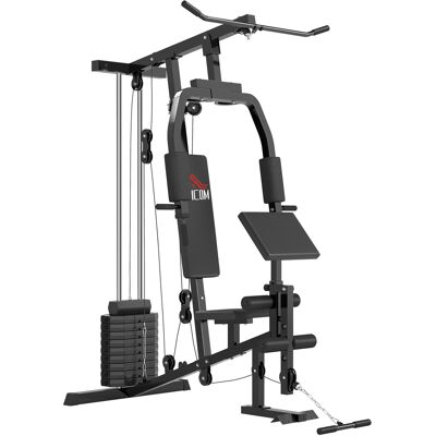 OEM Station De Musculation Pour La Maison Avec Poulie Haute, Poulie À Câble, Barre Courte Pour Biceps, Presse Pectorale, Appareil Pour Les Jambes, Machine À Papillon, Poids De 45 Kg, Station De Fitness M - Publicité OEM Station De Musculation Pour La Maison Avec Poulie Haute, Poulie À Câble, Barre Courte Pour Biceps, Presse Pectorale, Appareil Pour Les Jambes, Machine À Papillon, Poids De 45 Kg, Station De Fitness M - Publicité