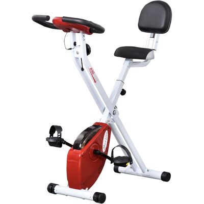 OEM Vélo D'Appartement Pliable Vélo De Fitness Vélo D'Intérieur 8 Niveaux De Résistance Magnétique Avec Dossier Selle Réglable Écran Lcd Multifonction Capteur Fréquence Cardiaque Rouge - Publicité OEM Vélo D'Appartement Pliable Vélo De Fitness Vélo D'Intérieur 8 Niveaux De Résistance Magnétique Avec Dossier Selle Réglable Écran Lcd Multifonction Capteur Fréquence Cardiaque Rouge - Publicité