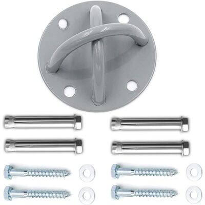 OEM Hamac De Yoga Murs / Plafond Mont Fourchette Pour Gym & Home Suspension Sangles Ancrer Anneaux Olympiques Fitness Training Yoga Swing Bataille Cordes Bande De Résistants Et Équipement De Boxe - Publicité OEM Hamac De Yoga Murs / Plafond Mont Fourchette Pour Gym & Home Suspension Sangles Ancrer Anneaux Olympiques Fitness Training Yoga Swing Bataille Cordes Bande De Résistants Et Équipement De Boxe - Publicité