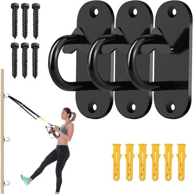 OEM Suspension D'Ancrage Sangles 3pcs, Équipement De Sport De Fixation, Mur De Montage Au Plafond Support D'Ancrage Crochet Corde D'Escalade Swing Sandbag, Pour Fitness, Yoga, Swing, Bataille Cordes - Publicité OEM Suspension D'Ancrage Sangles 3pcs, Équipement De Sport De Fixation, Mur De Montage Au Plafond Support D'Ancrage Crochet Corde D'Escalade Swing Sandbag, Pour Fitness, Yoga, Swing, Bataille Cordes - Publicité