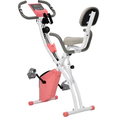 OEM Vélo De Appartement Pliable Exercice Home Traîner Pour Adultes 8 Niveaux Résistance Magnétique Capteurs Pouls Main Écran Lcd Multifonction Selle Réglable Acier Rose Blanc - Publicité OEM Vélo De Appartement Pliable Exercice Home Traîner Pour Adultes 8 Niveaux Résistance Magnétique Capteurs Pouls Main Écran Lcd Multifonction Selle Réglable Acier Rose Blanc - Publicité