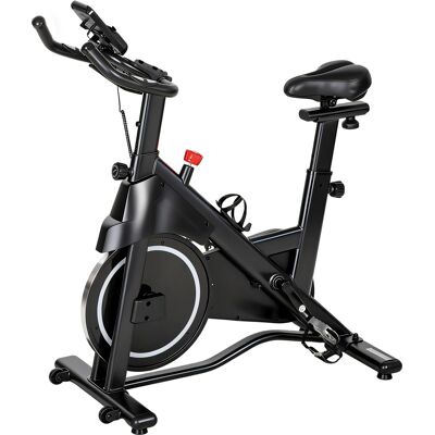 HEAT Vélo D'Appartement, Résistance Magnétique Réglable, Écran Lcd, Selle Confortable, 108 X 51 X 116 Cm, Blanc - Publicité HEAT Vélo D'Appartement, Résistance Magnétique Réglable, Écran Lcd, Selle Confortable, 108 X 51 X 116 Cm, Blanc - Publicité