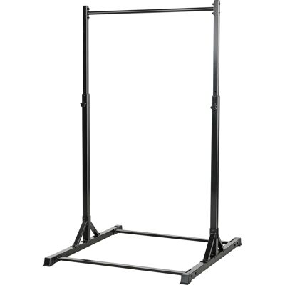 HEAT Station De Musculation Power Tower De 200 Kg Avec Barre De Traction Et 8 Niveaux De Hauteur, Noire - Publicité HEAT Station De Musculation Power Tower De 200 Kg Avec Barre De Traction Et 8 Niveaux De Hauteur, Noire - Publicité