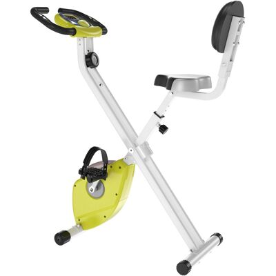 HEAT Vélo D'Appartement Pliable En Acier, Avec Résistance Magnétique Réglable En Hauteur, Écran Lcd, Dimensions : 43 X 97 X 109 Cm, Jaune. Publicité HEAT Vélo D'Appartement Pliable En Acier, Avec Résistance Magnétique Réglable En Hauteur, Écran Lcd, Dimensions : 43 X 97 X 109 Cm, Jaune. Publicité
