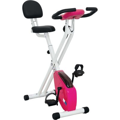 HEAT Vélo D'Appartement Pliable – Collaboration .fr X Ffhandball – 8 Niveaux De Résistance, Dossier Réglable, Rose - Publicité HEAT Vélo D'Appartement Pliable – Collaboration .fr X Ffhandball – 8 Niveaux De Résistance, Dossier Réglable, Rose - Publicité
