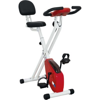 HEAT Vélo D'Appartement Pliable – Collaboration .fr X Ffhandball – 8 Niveaux De Résistance, Dossier Réglable, Rouge - Publicité HEAT Vélo D'Appartement Pliable – Collaboration .fr X Ffhandball – 8 Niveaux De Résistance, Dossier Réglable, Rouge - Publicité
