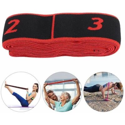 BALLSHOP Fitness Elastic Bands Resistance Belt Yoga Sling Accessoire D'exercice Pour La Formation (rouge) - Publicité BALLSHOP Fitness Elastic Bands Resistance Belt Yoga Sling Accessoire D'exercice Pour La Formation (rouge) - Publicité
