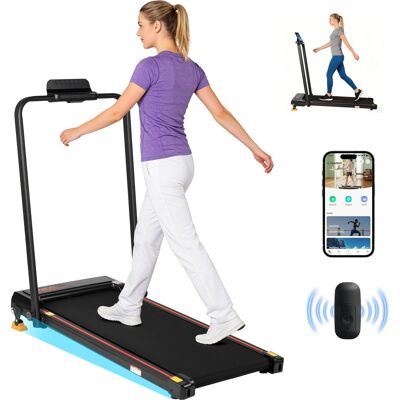 ACKERMAN Tapis De Course Électrique, Tapis De Course Pliable Pour Maison Jusqu'à 12 Km/h, Avec App, Télécommande Et Écran Led, Inclinaison Réglable, Jusqu'à 120kg, Écran Led, 0,75 Cv - Publicité ACKERMAN Tapis De Course Électrique, Tapis De Course Pliable Pour Maison Jusqu'à 12 Km/h, Avec App, Télécommande Et Écran Led, Inclinaison Réglable, Jusqu'à 120kg, Écran Led, 0,75 Cv - Publicité