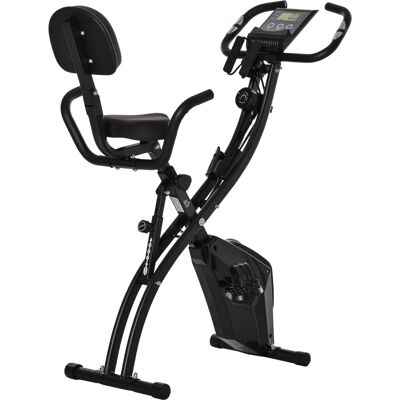 ACKERMAN Vélo D'Appartement, Vélo D'Entraînement 2-en-1, Home Trainer, Vélo Pliable Avec Résistance Magnétique Réglable À 8 Niveaux, 1 Paire De Sangle De Tension - Publicité ACKERMAN Vélo D'Appartement, Vélo D'Entraînement 2-en-1, Home Trainer, Vélo Pliable Avec Résistance Magnétique Réglable À 8 Niveaux, 1 Paire De Sangle De Tension - Publicité