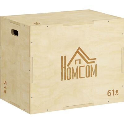 OEM Box Jump Pliométrie 3 En 1 Appareil Musculation Fitness Entraînement Croisé Plyobox Pour Box Training 51/61/76cm En Bois - Publicité OEM Box Jump Pliométrie 3 En 1 Appareil Musculation Fitness Entraînement Croisé Plyobox Pour Box Training 51/61/76cm En Bois - Publicité