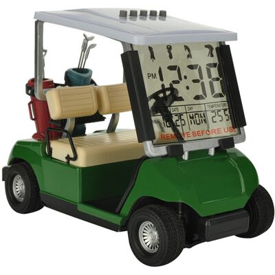 OEM Réveil Électronique Multifonction Avec Calendrier Perpétuel, Modèle Voiture De Golf - Publicité OEM Réveil Électronique Multifonction Avec Calendrier Perpétuel, Modèle Voiture De Golf - Publicité