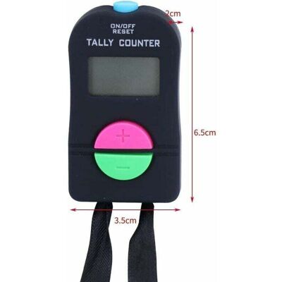 OEM Petit Compteur Numérique 2 Pièces. Clicker Manuel Électronique D'Ajout/de Soustraction. Compteurs De Sport De Golf De Comptage Manuel - Publicité OEM Petit Compteur Numérique 2 Pièces. Clicker Manuel Électronique D'Ajout/de Soustraction. Compteurs De Sport De Golf De Comptage Manuel - Publicité