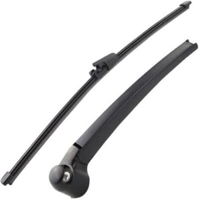 SANS MARQUE Bras D'Essuie-glace De Fenêtre Arrière Noir Avec Lame, Balais Bras L'Essuie-glace À L'Arrière Compatible Pour Golf 5 Mk4 Mk5 2003-2008 - Publicité SANS MARQUE Bras D'Essuie-glace De Fenêtre Arrière Noir Avec Lame, Balais Bras L'Essuie-glace À L'Arrière Compatible Pour Golf 5 Mk4 Mk5 2003-2008 - Publicité
