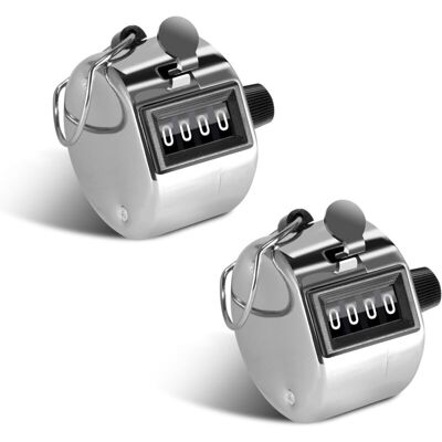 OEM 2 Pieces Compteur Manuel 4 Chiffres Compteur De Passage Pour Compteur De Personnes, Sport De Golf, École Des Formateurs - Publicité OEM 2 Pieces Compteur Manuel 4 Chiffres Compteur De Passage Pour Compteur De Personnes, Sport De Golf, École Des Formateurs - Publicité