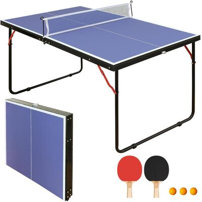 OEM Table De Ping-pong Pliable De 137,2 Cm (4,5 Pi), Ensemble Portable Avec Filet, 2 Raquettes Et 3 Balles. Jeu D'Intérieur Et D'Extérieur. Facile À... Publicité OEM Table De Ping-pong Pliable De 137,2 Cm (4,5 Pi), Ensemble Portable Avec Filet, 2 Raquettes Et 3 Balles. Jeu D'Intérieur Et D'Extérieur. Facile À... Publicité