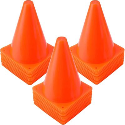 OEM Cônes D’entraînement Plastique Lot 40 Unités Orange Hauteur 17,8 Cm Parfaits Pour Activités Extérieures Et Événements Festifs -ulisem - Publicité OEM Cônes D’entraînement Plastique Lot 40 Unités Orange Hauteur 17,8 Cm Parfaits Pour Activités Extérieures Et Événements Festifs -ulisem - Publicité