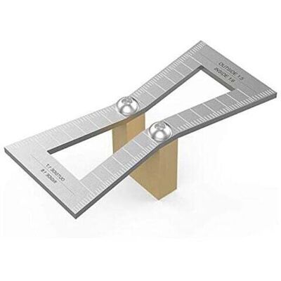 OEM Marqueur De Queue D'Aronde,outil De Guidage En Queue D'Aronde De Jauge De Bois Taillee A La Main Avec Echelle,taille Du Modele En Queue D'Aronde 1:5-1:6 Et 1:7-1:8 Pour Menuiserie,argent - Publicité OEM Marqueur De Queue D'Aronde,outil De Guidage En Queue D'Aronde De Jauge De Bois Taillee A La Main Avec Echelle,taille Du Modele En Queue D'Aronde 1:5-1:6 Et 1:7-1:8 Pour Menuiserie,argent - Publicité