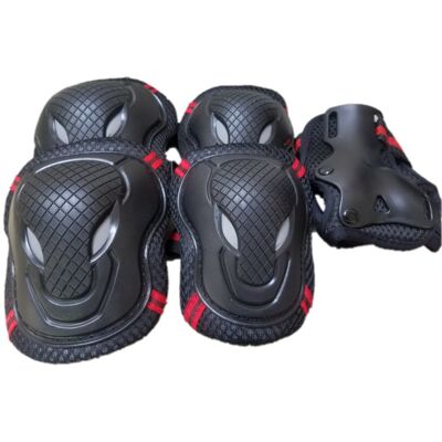 OEM Genouillères-équipement De Protection De Sport Patinage À Roulettes Extrême Cyclisme Ski Patinage Planche À Roulettes Ensemble Genouillères-noir Rouge L - Publicité OEM Genouillères-équipement De Protection De Sport Patinage À Roulettes Extrême Cyclisme Ski Patinage Planche À Roulettes Ensemble Genouillères-noir Rouge L - Publicité