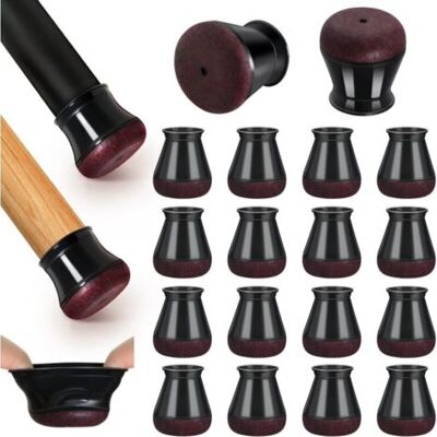 OEM (m)protection Pied De Chaise, Patins Pour Chaises En Silicone Avec Feutre Épaissi, 16 Pièces Noir Petit Patin De Chaise Protections Tampon De Sol - Publicité OEM (m)protection Pied De Chaise, Patins Pour Chaises En Silicone Avec Feutre Épaissi, 16 Pièces Noir Petit Patin De Chaise Protections Tampon De Sol - Publicité