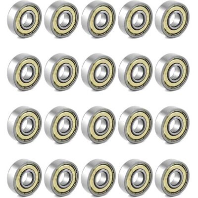 OEM Royaluxe-20 Pièces 608zz Roulements À Billes, Pour Planches À Roulettes, Scooters, Patins À Roues Alignées, 8 Mm X 22 Mm X 7 Mm - Publicité OEM Royaluxe-20 Pièces 608zz Roulements À Billes, Pour Planches À Roulettes, Scooters, Patins À Roues Alignées, 8 Mm X 22 Mm X 7 Mm - Publicité