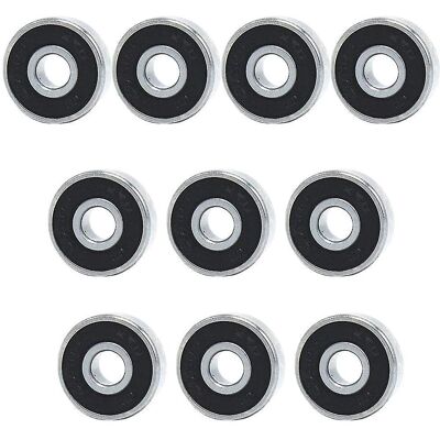 LISATR Roulements 625rs (10 Pièces) - Roulements Métalliques À Gorge Profonde 16x5x5mm Pour Roues De Skateboard - Publicité LISATR Roulements 625rs (10 Pièces) - Roulements Métalliques À Gorge Profonde 16x5x5mm Pour Roues De Skateboard - Publicité
