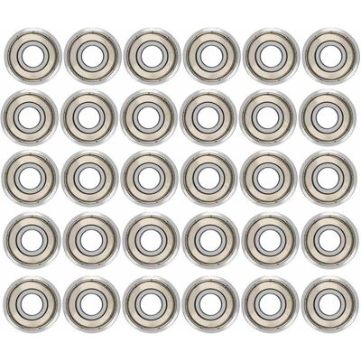 ALVIOR Roulements A Billes 608zz - Acier Au Carbone - Double Blindage - Pour Skateboard Roller Longboard Scooter - 30 Pièces - Publicité ALVIOR Roulements A Billes 608zz - Acier Au Carbone - Double Blindage - Pour Skateboard Roller Longboard Scooter - 30 Pièces - Publicité