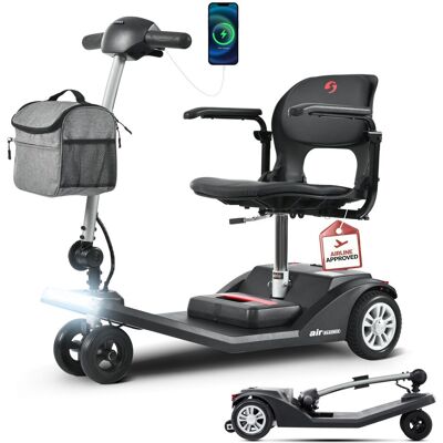 OEM Trottinette Électrique Pour Seniors, Vitesse 6 Km/h, Autonomie 15 Km, Permis De Conduire Non Requis, Batterie Au Lithium Portable, Cadre En Alliage D'Aluminium. Publicité OEM Trottinette Électrique Pour Seniors, Vitesse 6 Km/h, Autonomie 15 Km, Permis De Conduire Non Requis, Batterie Au Lithium Portable, Cadre En Alliage D'Aluminium. Publicité