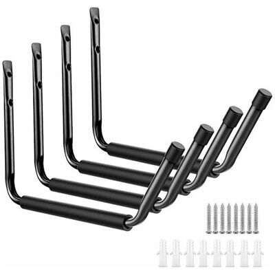 OEM Lot De 4 Crochets De Garage Crochets De Rangement Pour Kayak Planche De Surf Échelle Vélo Support Mural Robuste Organiser Outils Électriques Laddy Articles En Vrac, T-audace - Publicité OEM Lot De 4 Crochets De Garage Crochets De Rangement Pour Kayak Planche De Surf Échelle Vélo Support Mural Robuste Organiser Outils Électriques Laddy Articles En Vrac, T-audace - Publicité