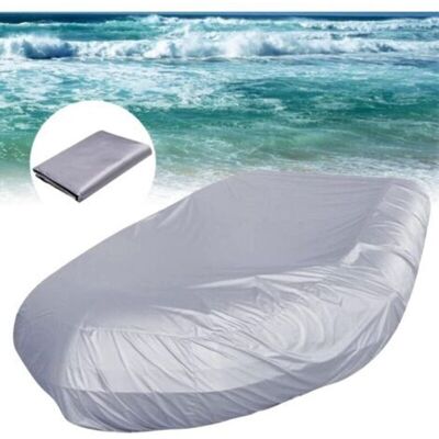 Vision Housse Pour Bateau Gonflable, Tissu Oxford Robuste, Résistant Aux Uv, Imperméable - Protection Toutes Saisons - Argent (230x94x46cm) - Publicité Vision Housse Pour Bateau Gonflable, Tissu Oxford Robuste, Résistant Aux Uv, Imperméable - Protection Toutes Saisons - Argent (230x94x46cm) - Publicité
