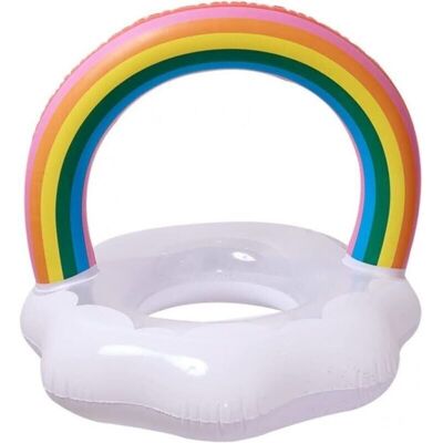 OEM Anneau De Piscine Gonflable Arc-en-ciel Anneau De Natation Flottante Pour Piscine Pour Adultes - Publicité OEM Anneau De Piscine Gonflable Arc-en-ciel Anneau De Natation Flottante Pour Piscine Pour Adultes - Publicité