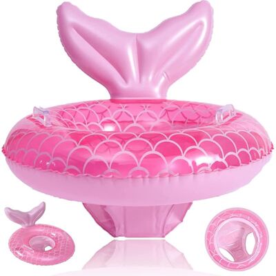 Vision Bouée Gonflable Pour Bébé, Bouée De Natation Pour Bébé Avec Siège Gonflable Et Poignée Pour Enfants De 0 À 36 Mois - Publicité Vision Bouée Gonflable Pour Bébé, Bouée De Natation Pour Bébé Avec Siège Gonflable Et Poignée Pour Enfants De 0 À 36 Mois - Publicité
