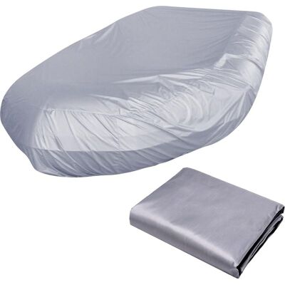 OEM Housse De Bateau Gonflable 210d Résistante Aux Uv Housse De Bateau De Dériveur Gonflable Étui De Protection Antipoussière Kayak Oxford Tissu Housse Étanche(argent,2309446cm) - Publicité OEM Housse De Bateau Gonflable 210d Résistante Aux Uv Housse De Bateau De Dériveur Gonflable Étui De Protection Antipoussière Kayak Oxford Tissu Housse Étanche(argent,2309446cm) - Publicité