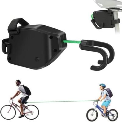 SCORPIO Barre De Traction Pour Vélo Enfant 2,5 M – Nylon Élastique – Capacité De Charge 250 Kg – Système De Remorquage Facile À Installer - Publicité SCORPIO Barre De Traction Pour Vélo Enfant 2,5 M – Nylon Élastique – Capacité De Charge 250 Kg – Système De Remorquage Facile À Installer - Publicité