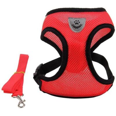 SCORPIO Neoprene Handle, For Small, Medium And Large Breed Puppies From Best Pet Supplies: Mesh Surface Harness (red), S - Publicité SCORPIO Neoprene Handle, For Small, Medium And Large Breed Puppies From Best Pet Supplies: Mesh Surface Harness (red), S - Publicité
