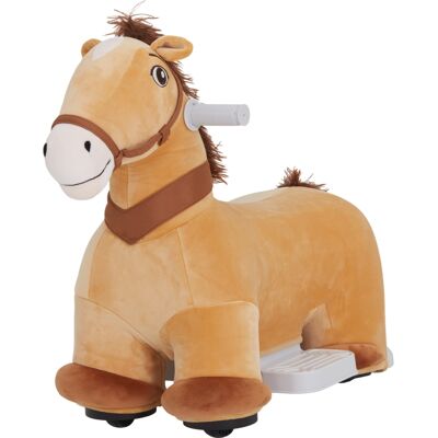 DEVOKO Voiture Électrique Pour Enfants 6v Forme Cheval Vitesse 2 Km / H Avec Musique Et Pédale Jouet Pour 1,5 À 3 Ans Marron - Publicité DEVOKO Voiture Électrique Pour Enfants 6v Forme Cheval Vitesse 2 Km / H Avec Musique Et Pédale Jouet Pour 1,5 À 3 Ans Marron - Publicité