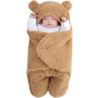 OEM Sac De Couchage, Cocon Pour Bébé, Ours En Peluche, Fourrure, Marron L75g - Publicité OEM Sac De Couchage, Cocon Pour Bébé, Ours En Peluche, Fourrure, Marron L75g - Publicité