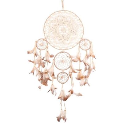 Cellfast Dream Catcher Indien Attrape-rêves Plume Dentelle 5-anneaux Capteur De Rêve Décoration Suspendue Maison Pendentif Voiture - Publicité Cellfast Dream Catcher Indien Attrape-rêves Plume Dentelle 5-anneaux Capteur De Rêve Décoration Suspendue Maison Pendentif Voiture - Publicité