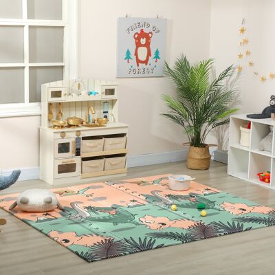 IROVAMI Tapis D Éveil Pour Bébé Épais Pliable Réversible En Mousse Xpe Parc Bébé 16cm Motifs Dinosaures Multicolore 196x176x1.5cm Pour Ramper Marcher Jouer Dès La Naissance - Publicité IROVAMI Tapis D Éveil Pour Bébé Épais Pliable Réversible En Mousse Xpe Parc Bébé 16cm Motifs Dinosaures Multicolore 196x176x1.5cm Pour Ramper Marcher Jouer Dès La Naissance - Publicité