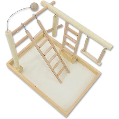 AQUAFORGE Balançoire Pour Oiseaux, Jouet Pour Cage À Perroquets, Balançoire, Échelle En Bois Pour Parc D'Attractions, Support De Jeu Pour Petits Oiseaux Et Perroquets - Publicité AQUAFORGE Balançoire Pour Oiseaux, Jouet Pour Cage À Perroquets, Balançoire, Échelle En Bois Pour Parc D'Attractions, Support De Jeu Pour Petits Oiseaux Et Perroquets - Publicité