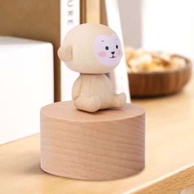 LBVIE Boîte À Musique En Bois Sculpté Représentant Un Adorable Animal, En Bois De Hêtre, Jouet Musical Artisanal, Cadeau Pour Enfants, Décoration Intérieure - Publicité LBVIE Boîte À Musique En Bois Sculpté Représentant Un Adorable Animal, En Bois De Hêtre, Jouet Musical Artisanal, Cadeau Pour Enfants, Décoration Intérieure - Publicité